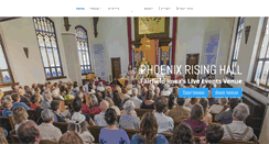 Desktop Screenshot of phoenixrisinghall.com